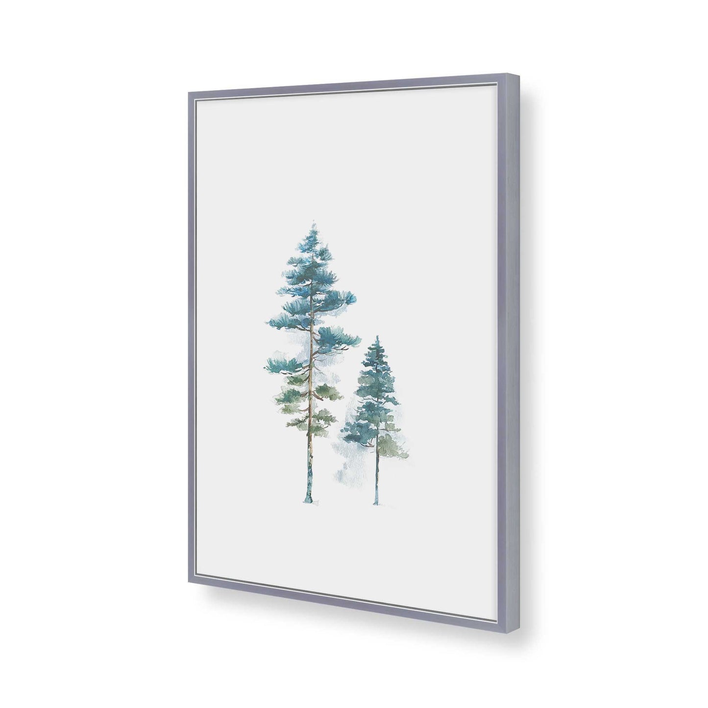 [Color:Polished Chrome], Picture of art in a Polished Chrome frame of the corner