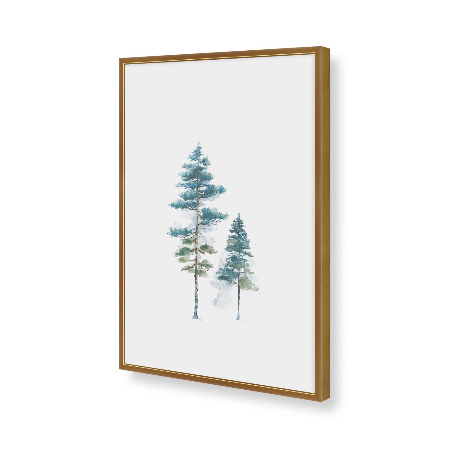 [Color:Polished Gold], Picture of art in a Polished Gold frame of the corner