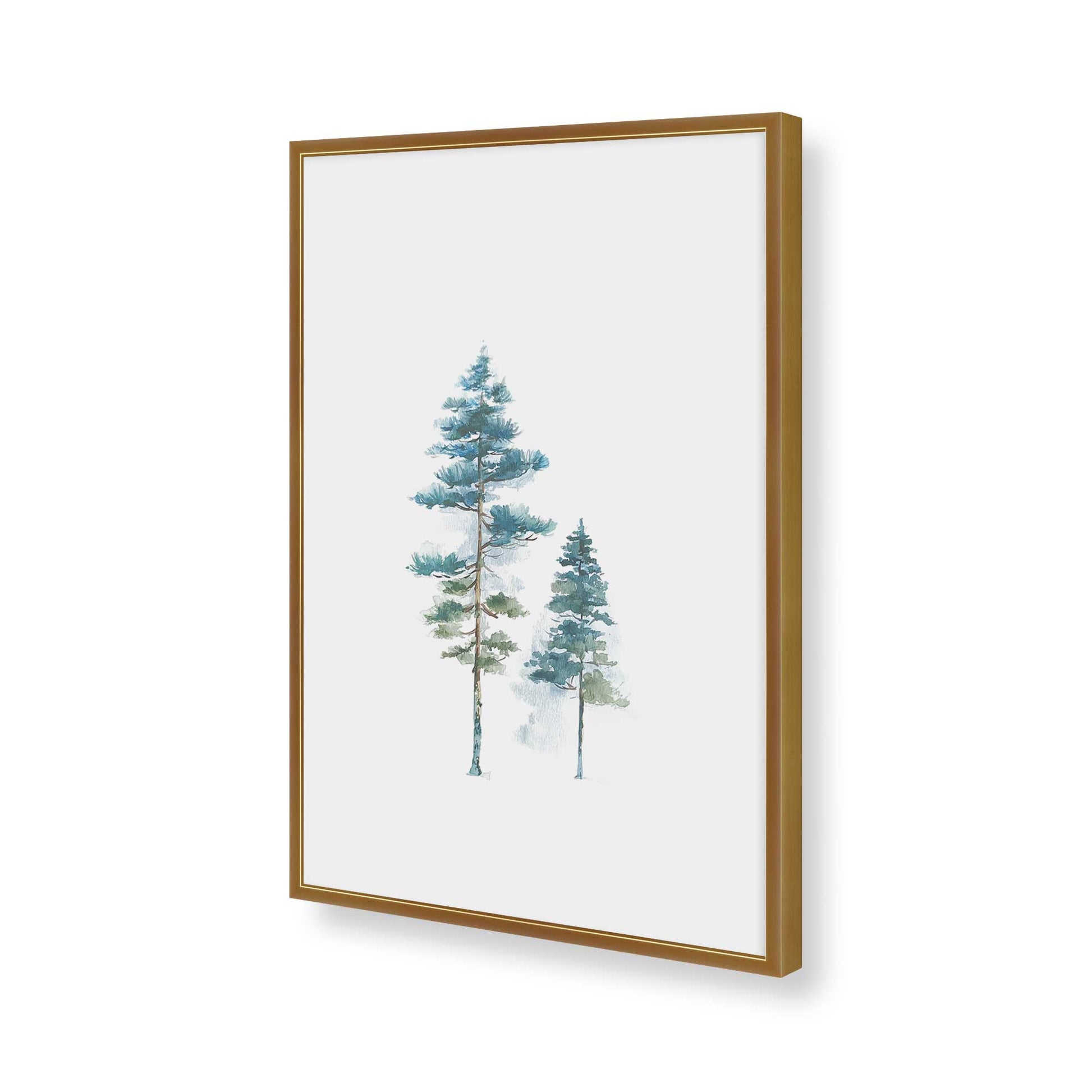 [Color:Polished Gold], Picture of art in a Polished Gold frame of the corner