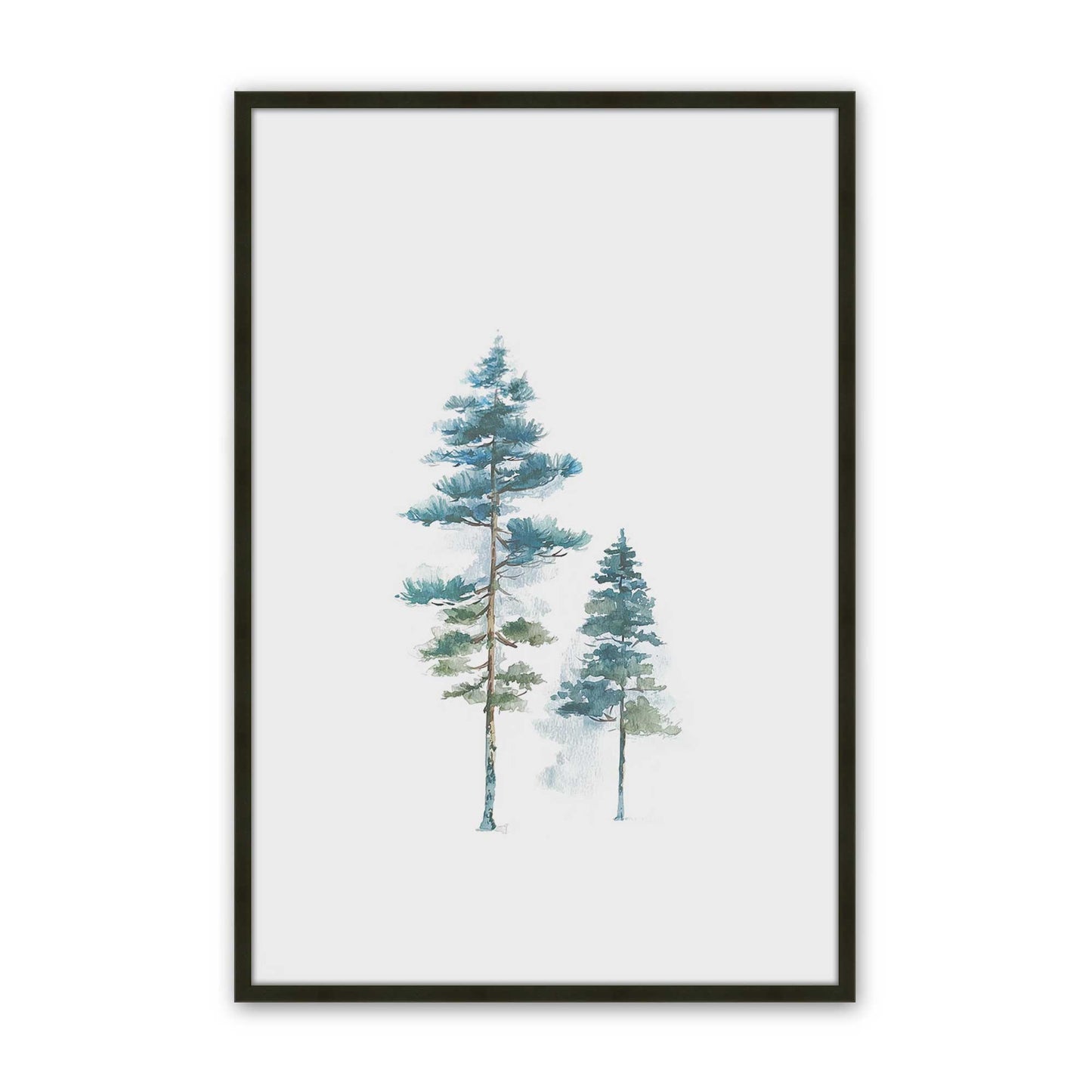 [Color:Satin Black], Picture of art in a Satin Black frame
