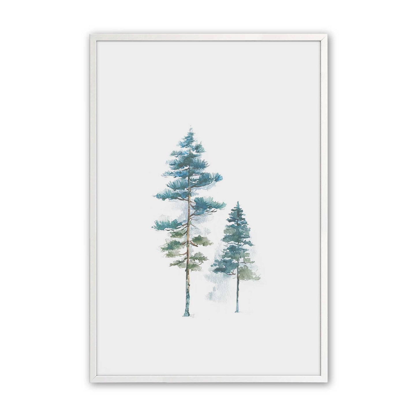 [Color:Opaque White], Picture of art in a Opaque White frame