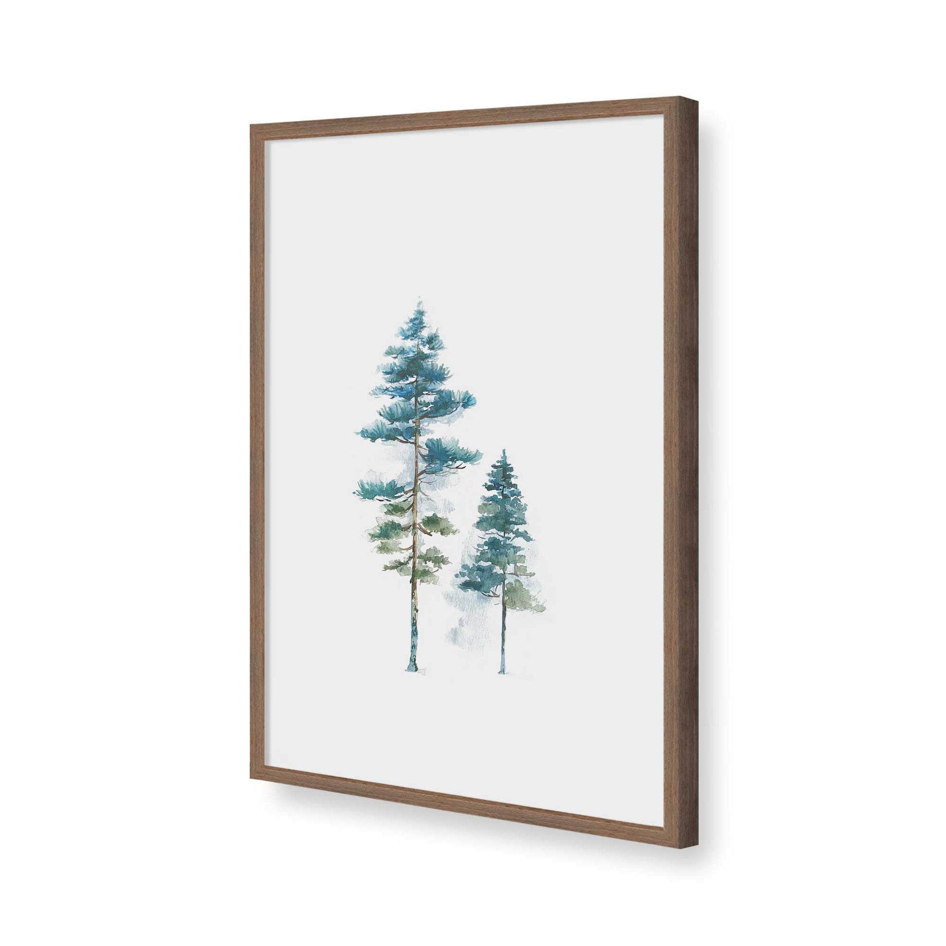 [Color:Walnut], Picture of art in a Walnut frame of the corner