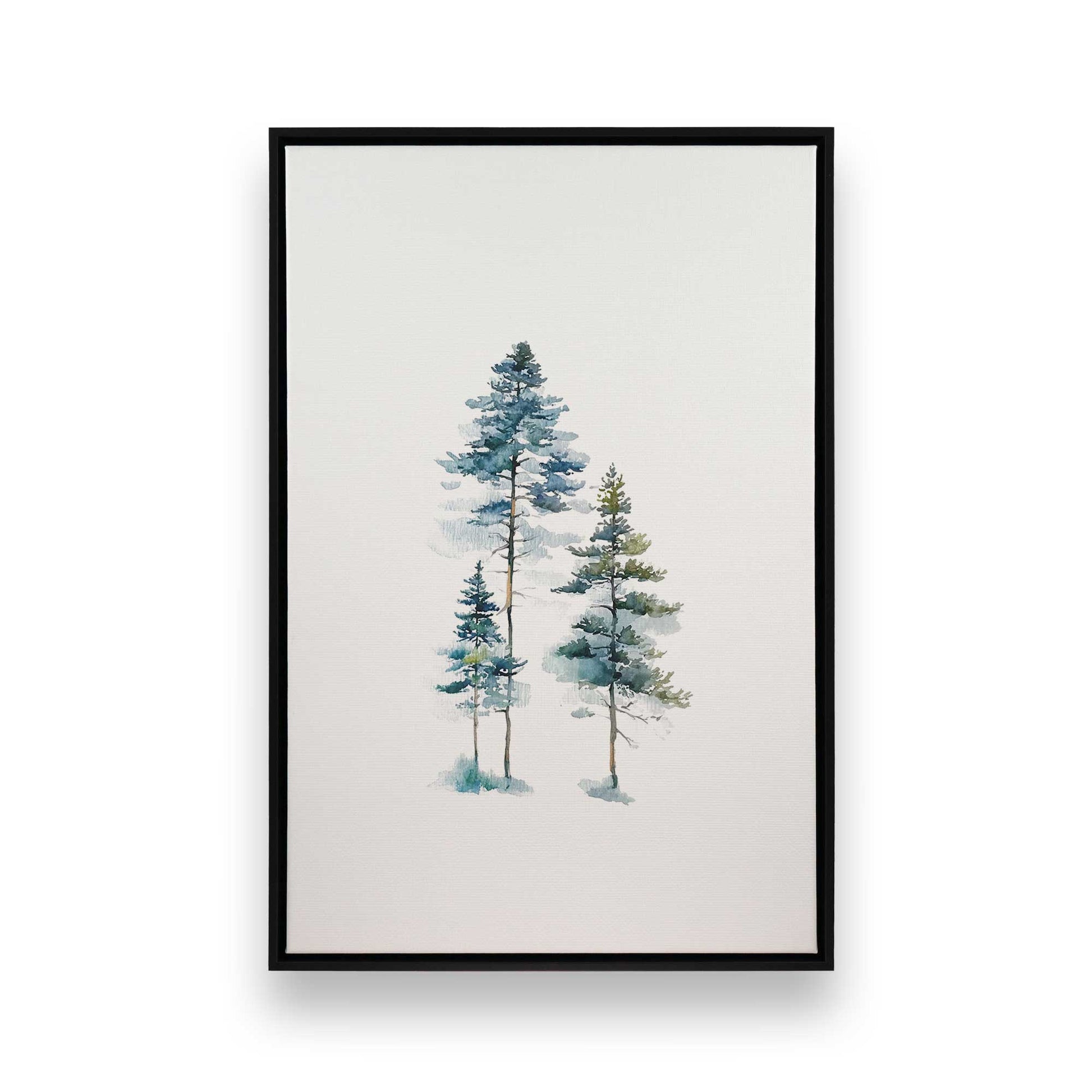 [Color:Satin Black], Picture of art in a Satin Black frame