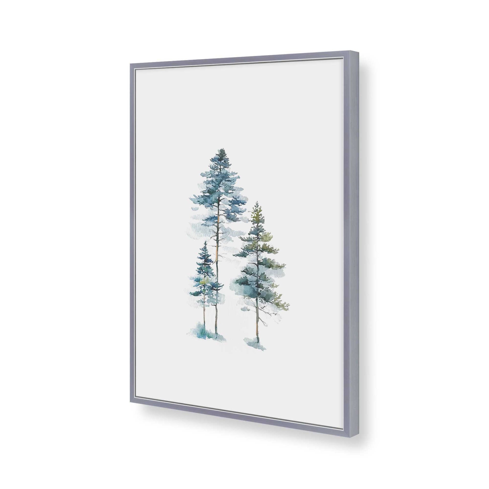 [Color:Polished Chrome], Picture of art in a Polished Chrome frame of the corner