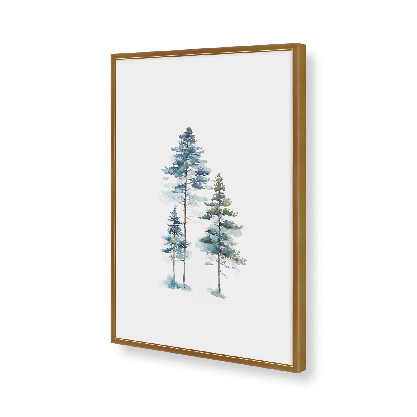 [Color:Polished Gold], Picture of art in a Polished Gold frame of the corner