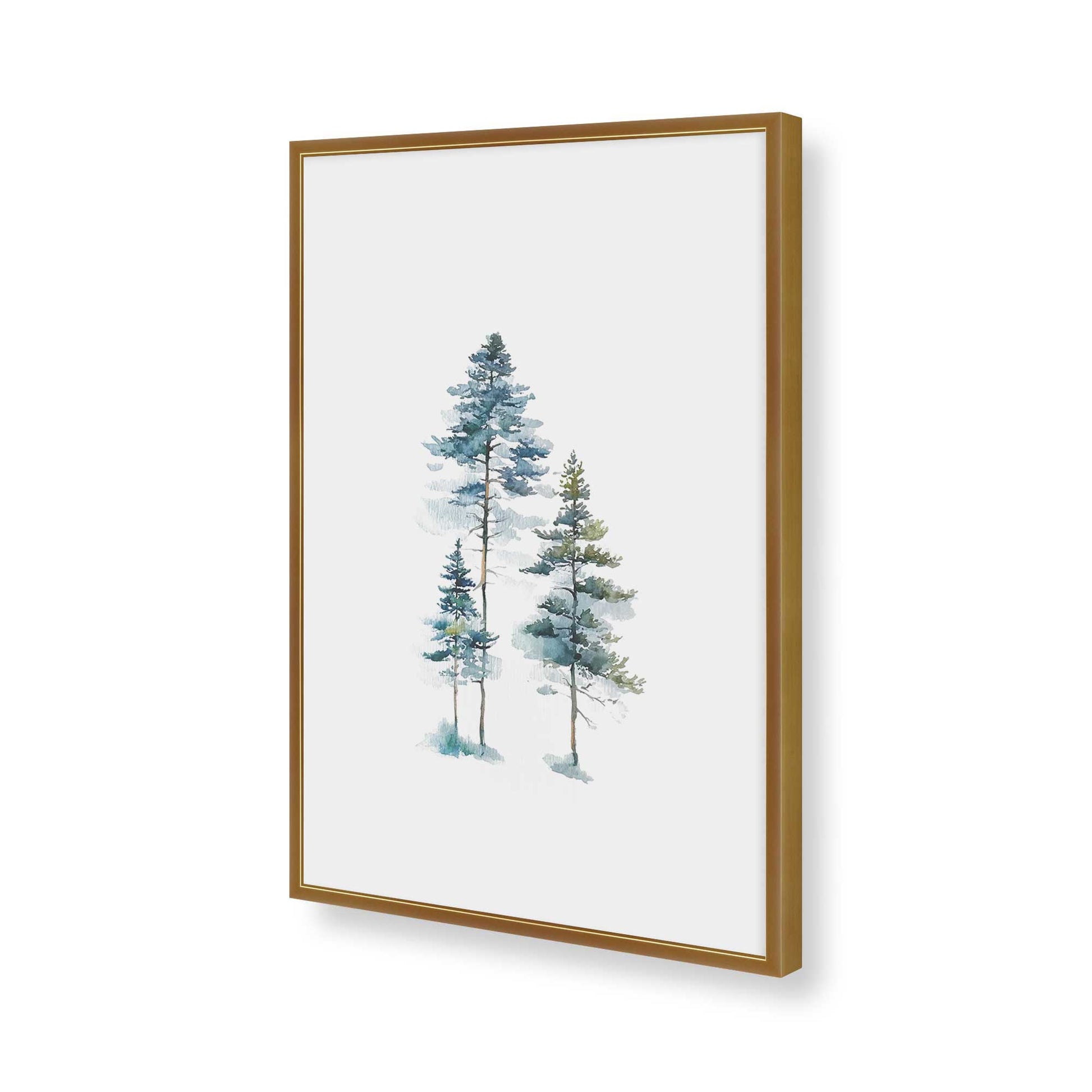 [Color:Polished Gold], Picture of art in a Polished Gold frame of the corner