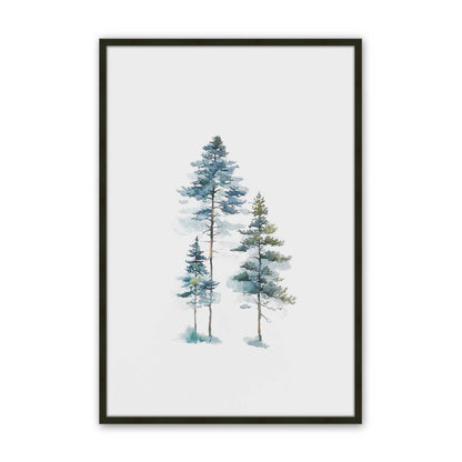 [Color:Satin Black], Picture of art in a Satin Black frame