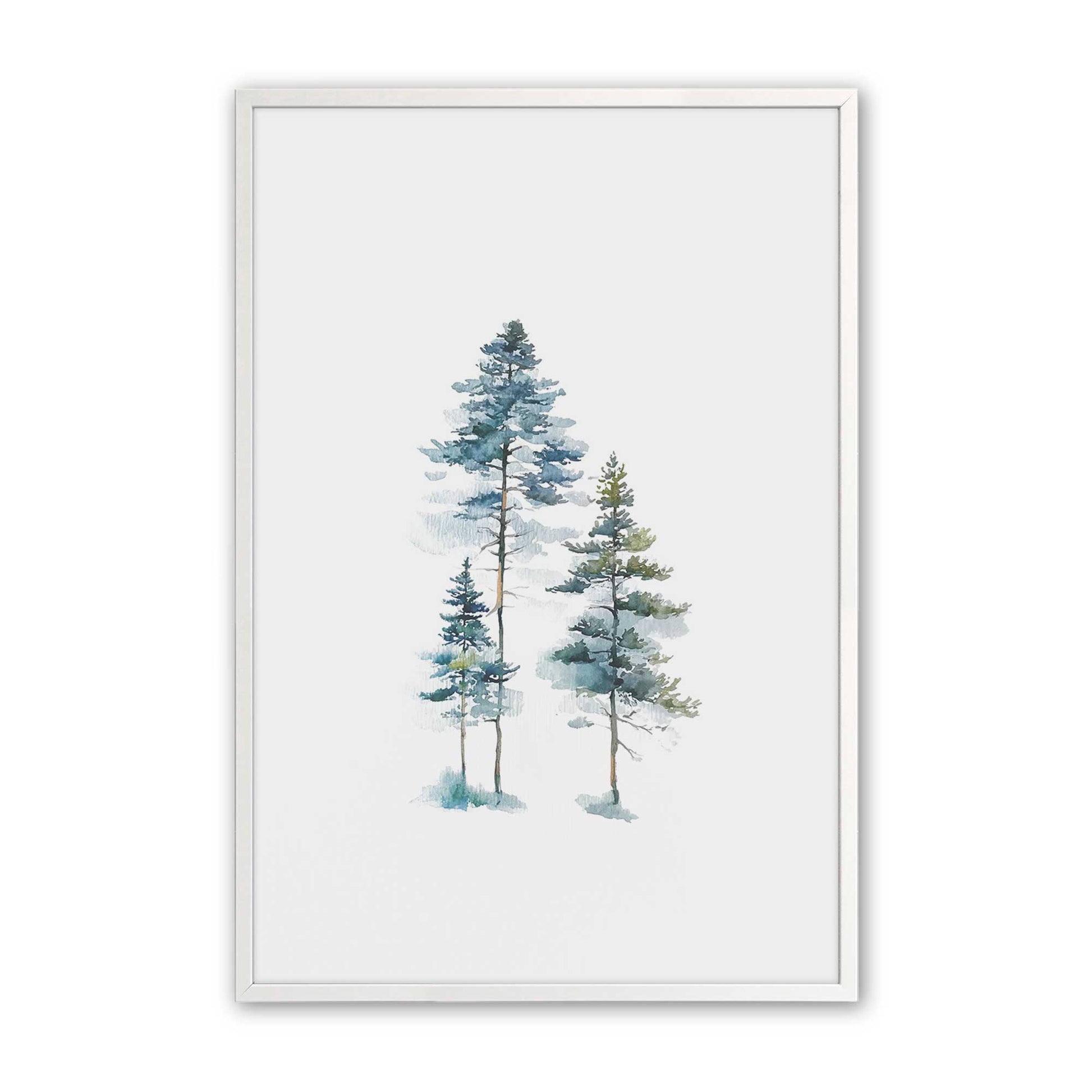 [Color:Opaque White], Picture of art in a Opaque White frame