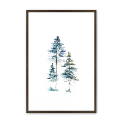 [Color:Brown], Picture of art in a Brown frame