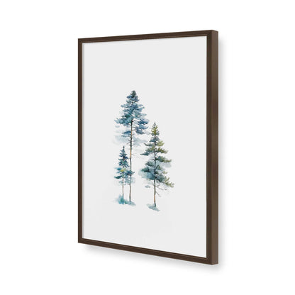 [Color:Brown], Picture of art in a Brown frame of the corner