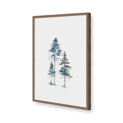 [Color:Walnut], Picture of art in a Walnut frame of the corner