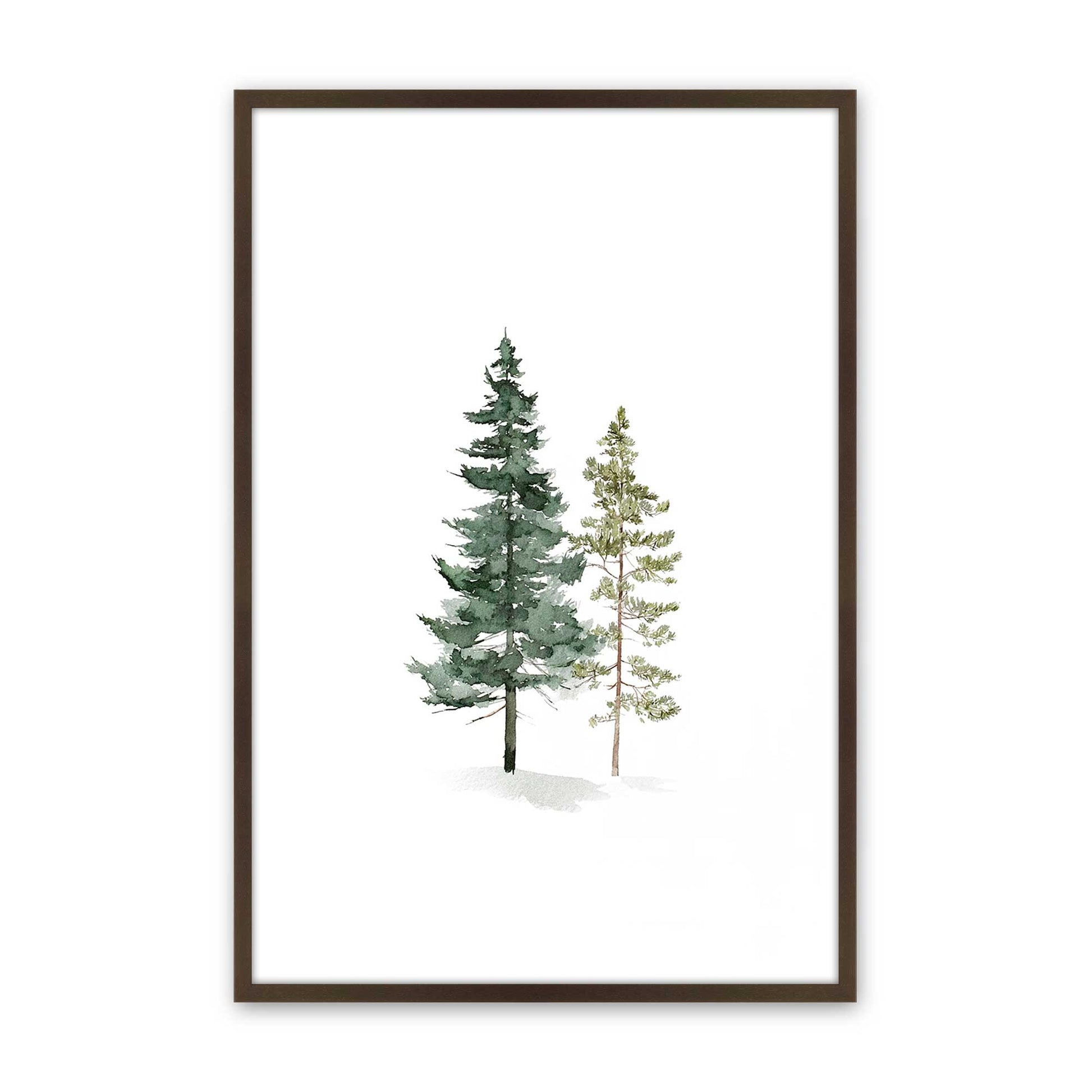 [Color:Belvinder Brown], Picture of art in a Belvinder Brown frame