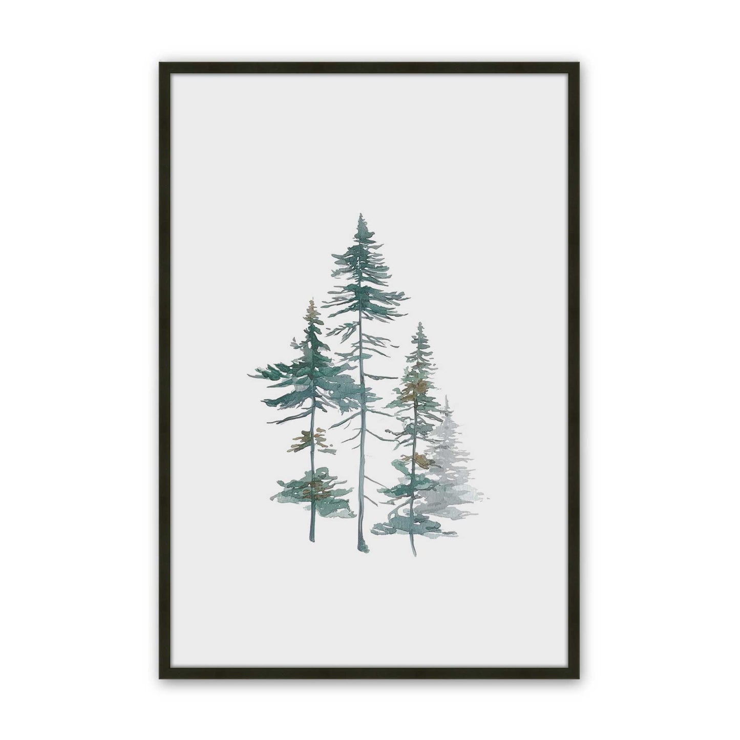 [Color:Satin Black], Picture of art in a Satin Black frame