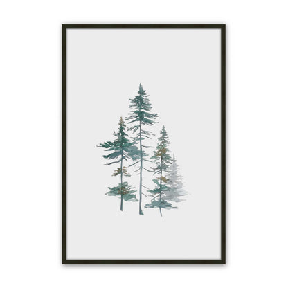 [Color:Satin Black], Picture of art in a Satin Black frame