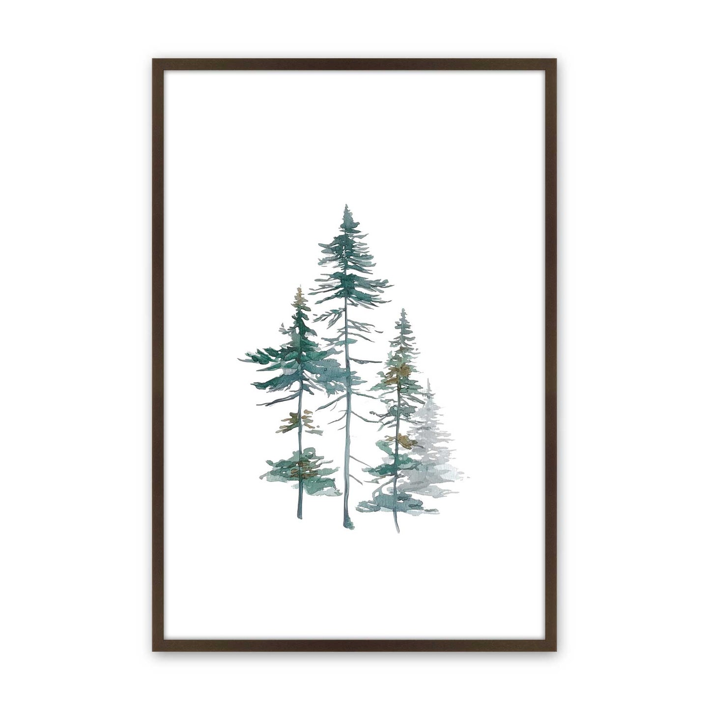 [Color:Belvinder Brown], Picture of art in a Belvinder Brown frame