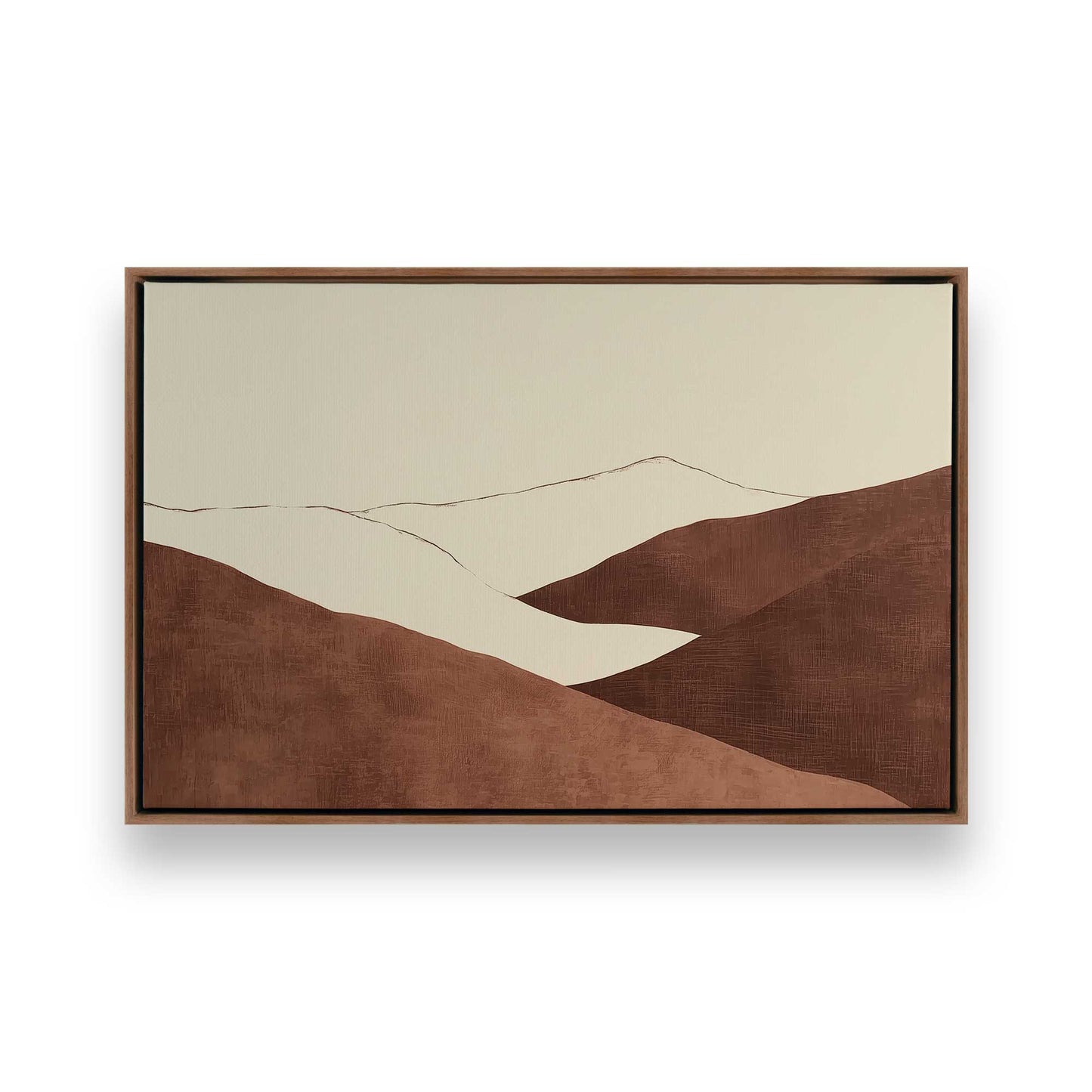 [Color:Walnut], Picture of art in a Walnut frame