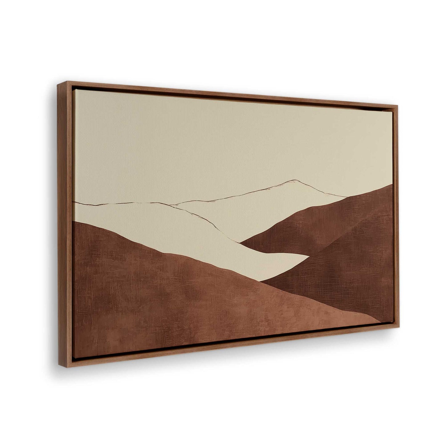 [Color:Walnut], Picture of the corner of the art