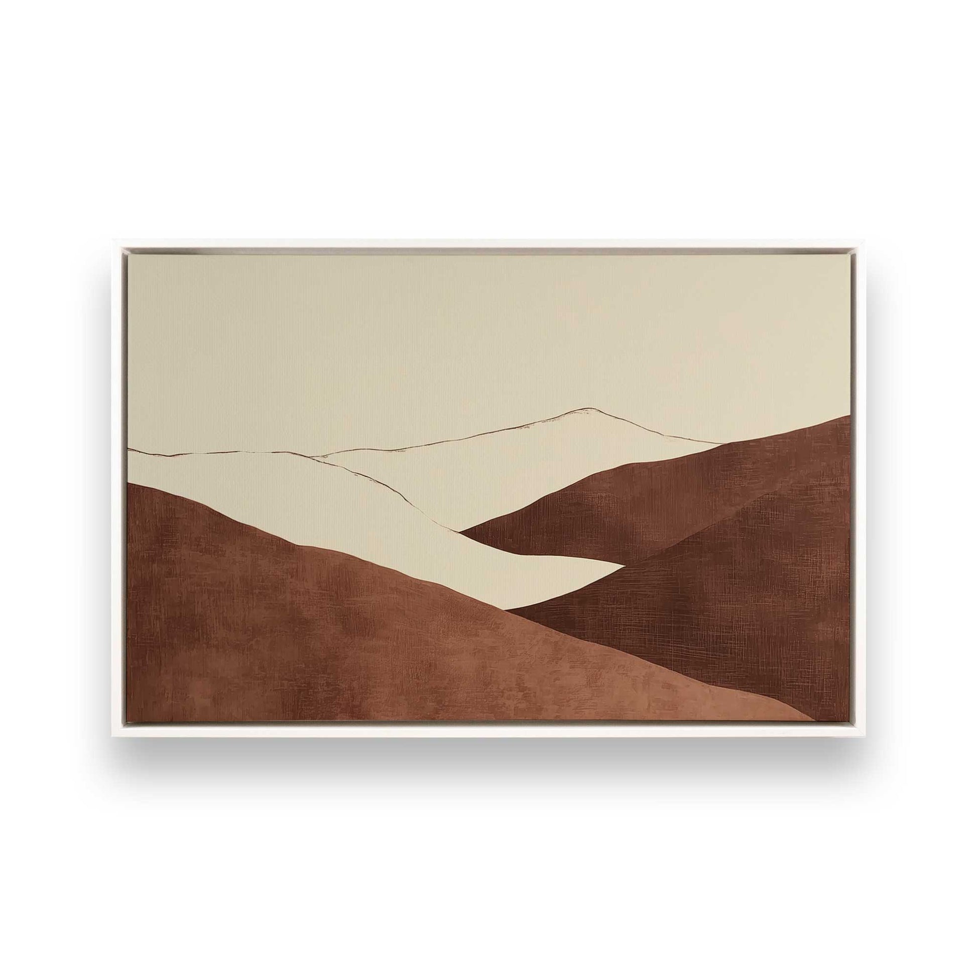 [Color:Opaque White], Picture of art in a White frame