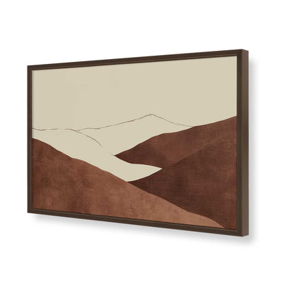 [Color:Belvinder Brown], Picture of art in a Belvinder Brown frame of the corner