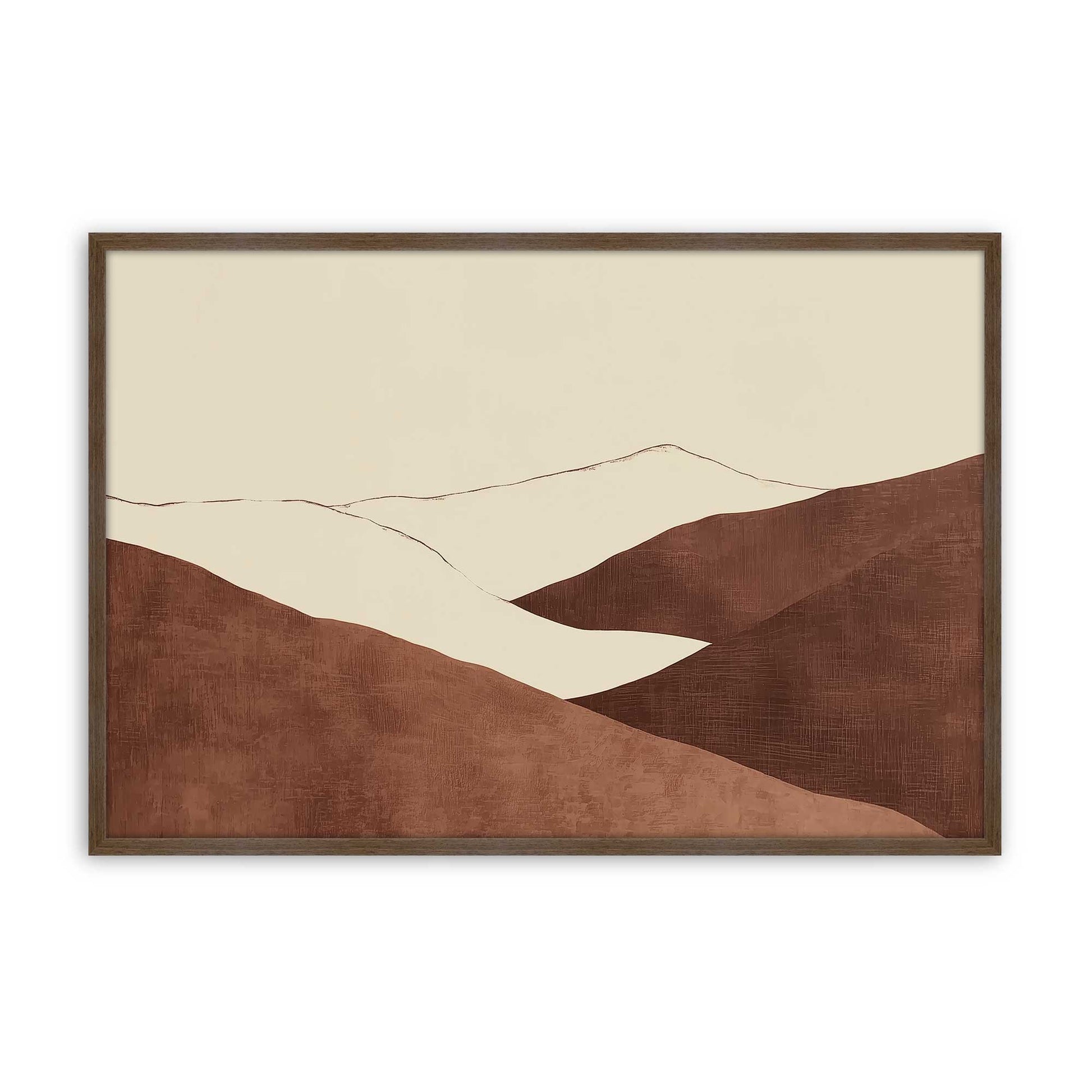 [Color:Walnut], Picture of art in a Walnut frame