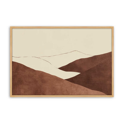 [Color:American Maple], Picture of art in a American Maple frame