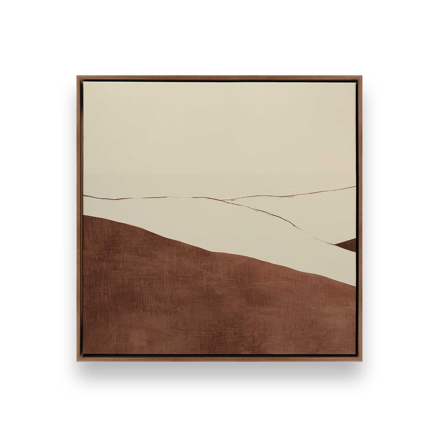 [Color:Walnut], Picture of art in a Walnut frame