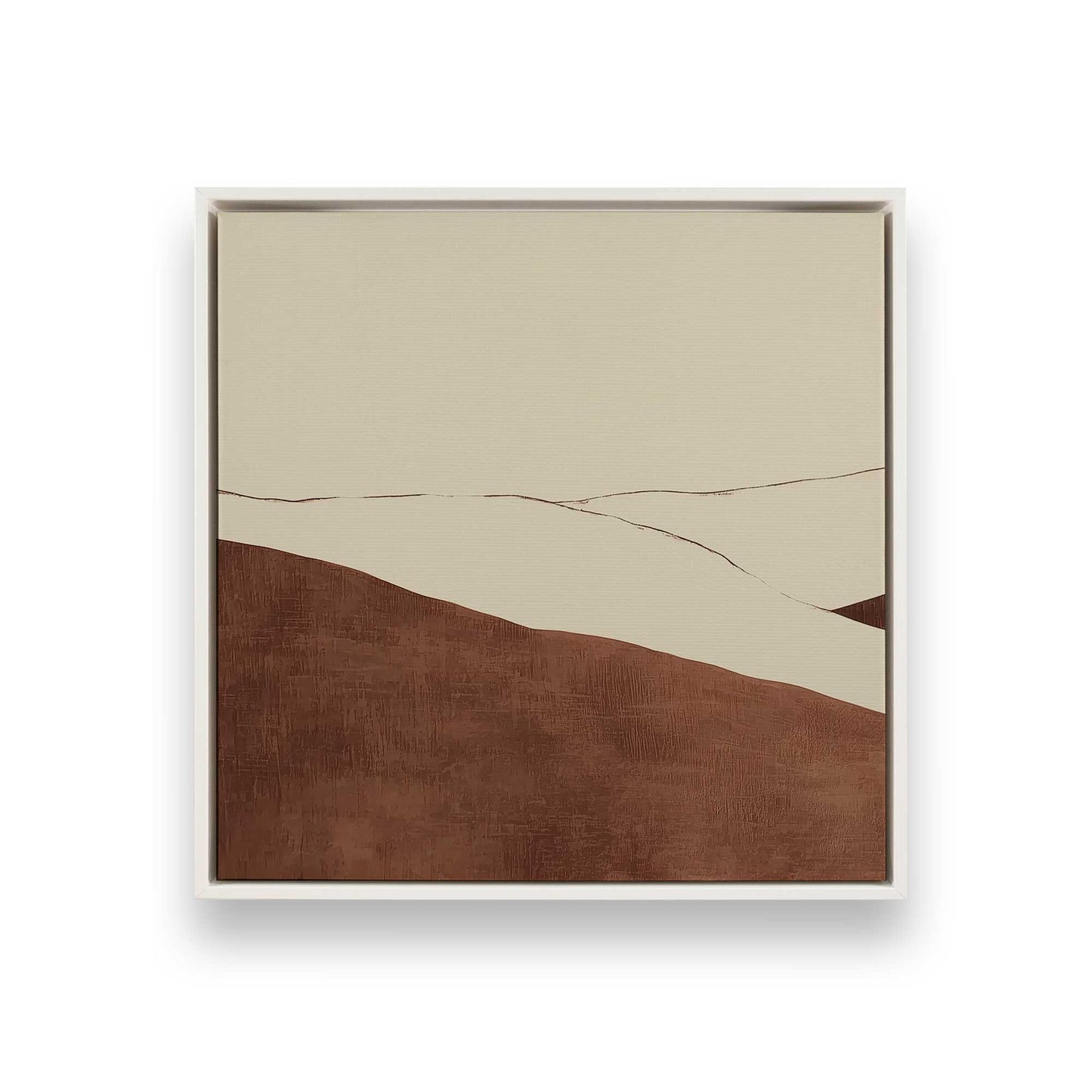 [Color:Opaque White], Picture of art in a White frame