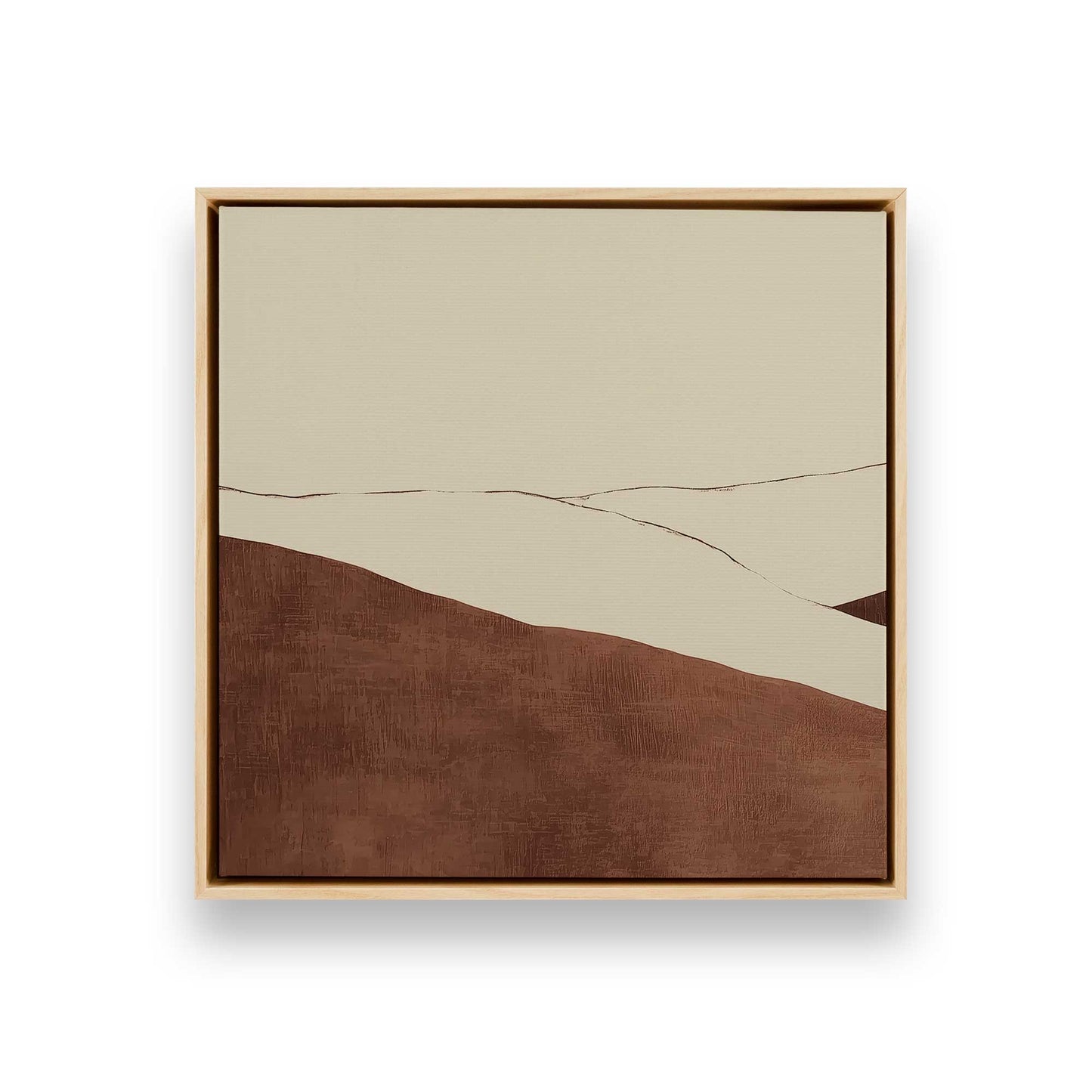 [Color:American Maple], Picture of art in a American Maple frame