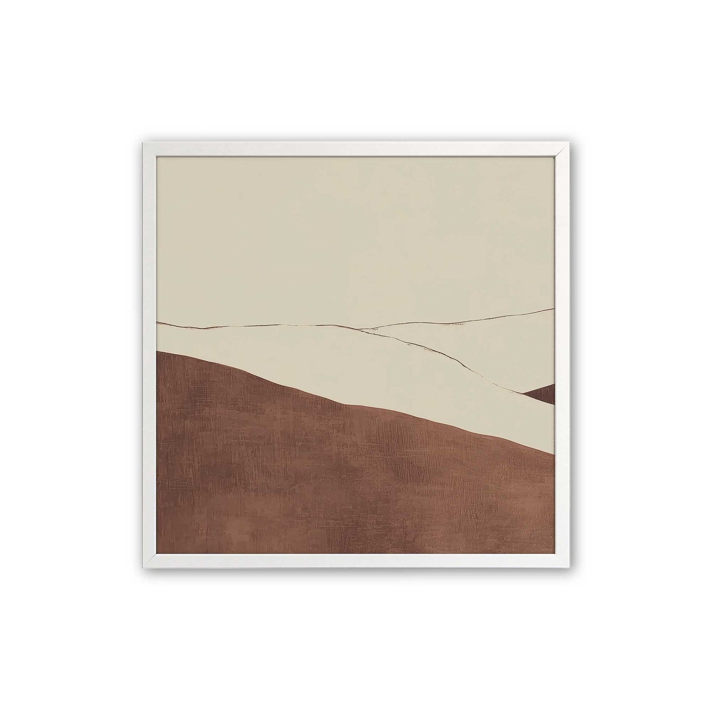 [Color:Opaque White], Picture of art in a Opaque White frame