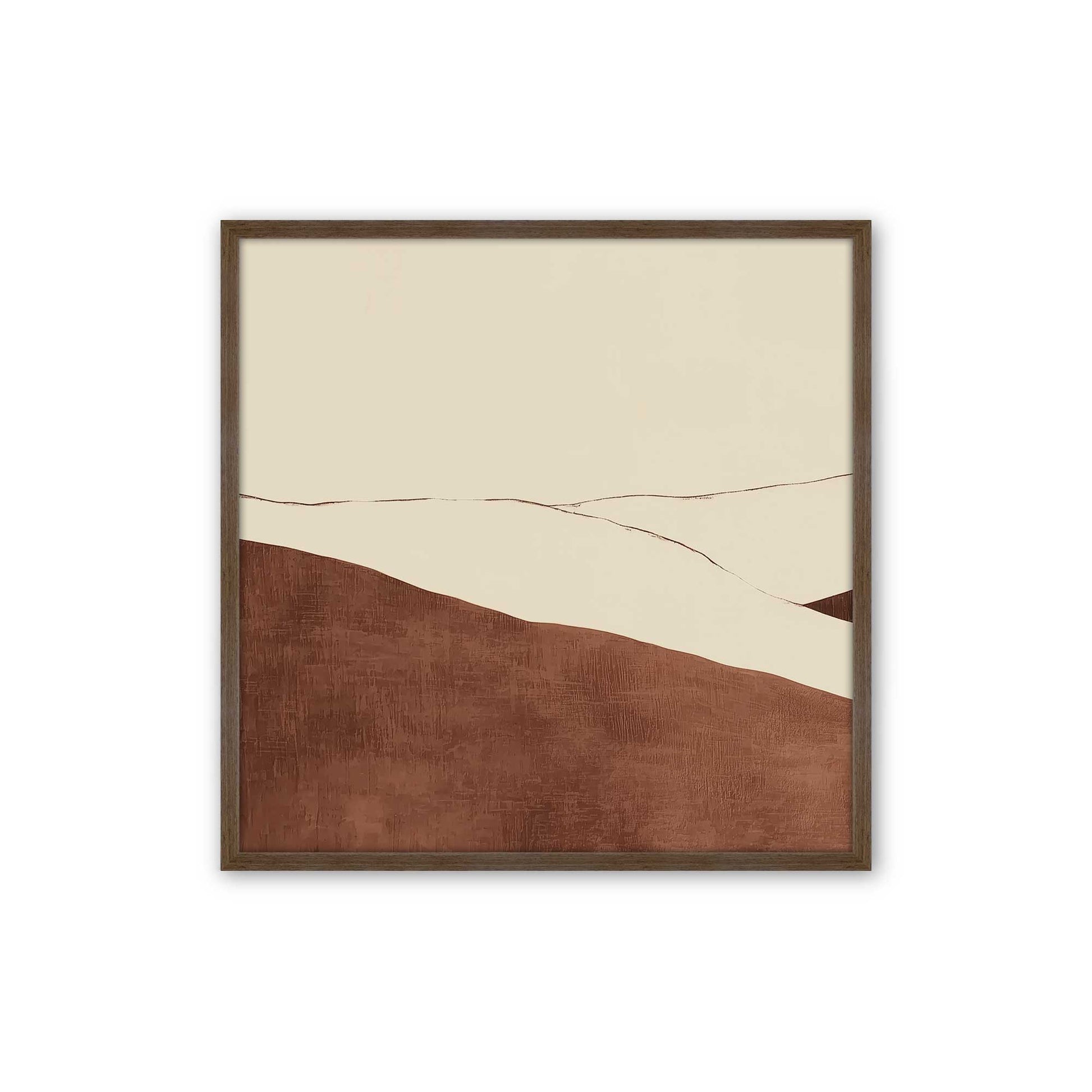 [Color:Walnut], Picture of art in a Walnut frame