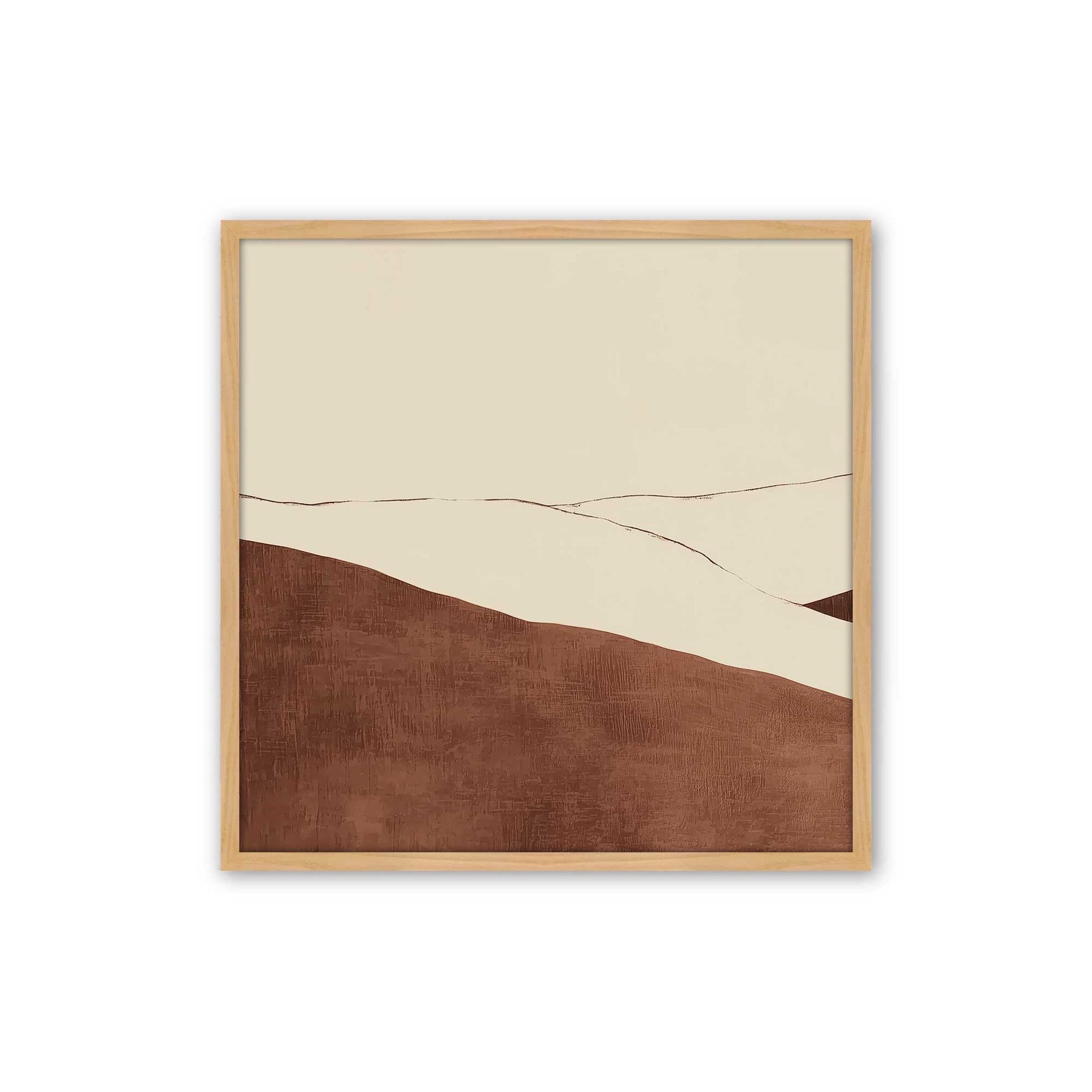 [Color:American Maple], Picture of art in a American Maple frame