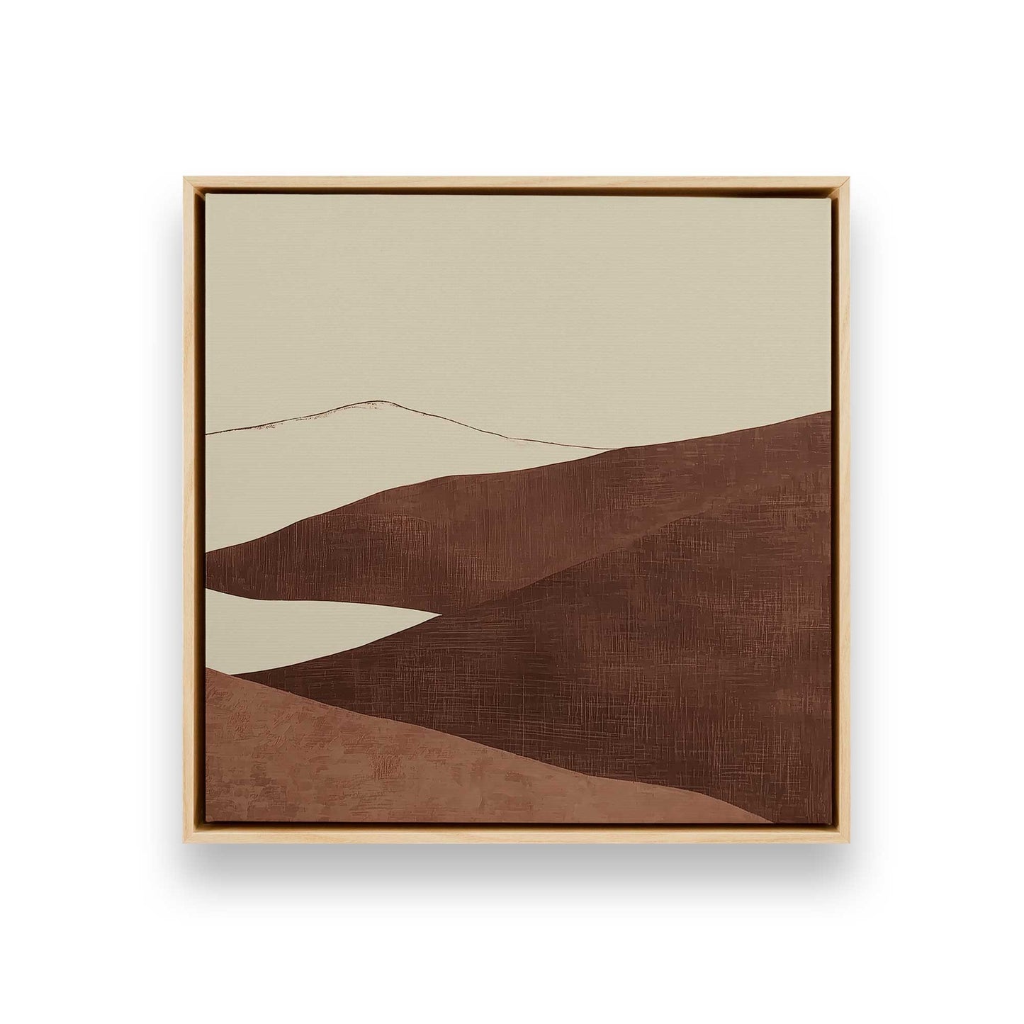 [Color:American Maple], Picture of art in a American Maple frame