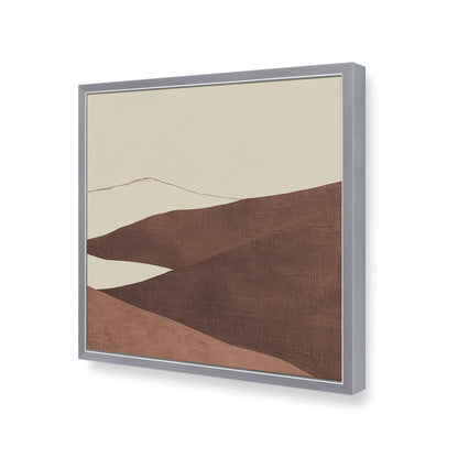 [Color:Polished Chrome], Picture of art in a Polished Chrome frame of the corner