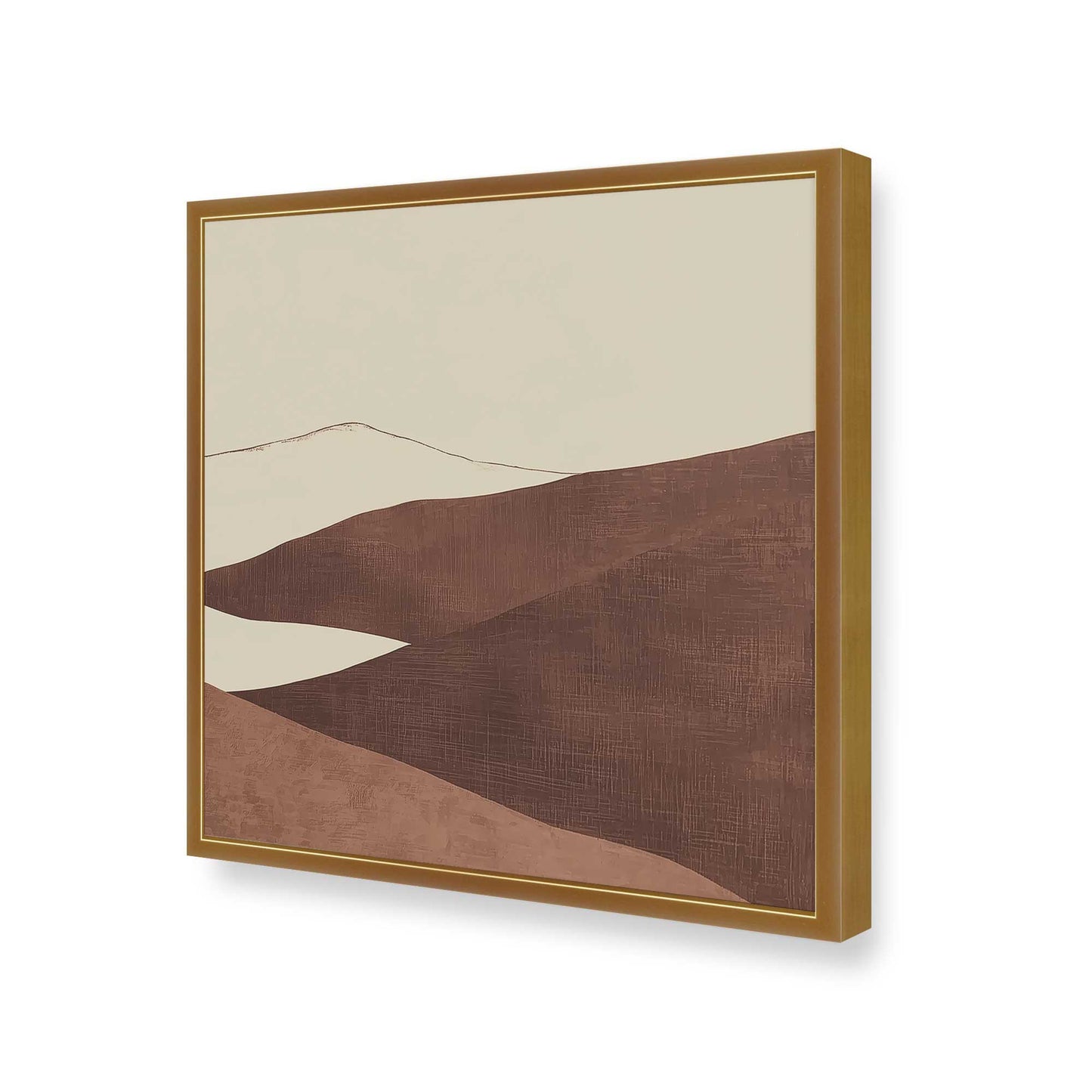 [Color:Polished Gold], Picture of art in a Polished Gold frame of the corner