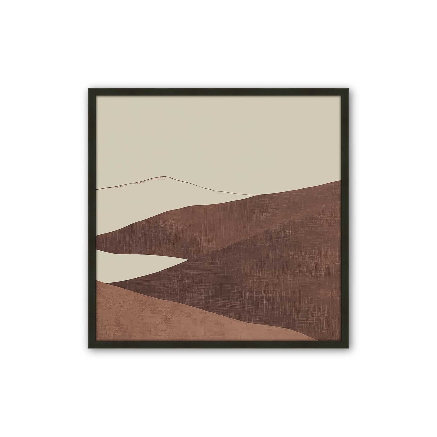 [Color:Satin Black], Picture of art in a Satin Black frame