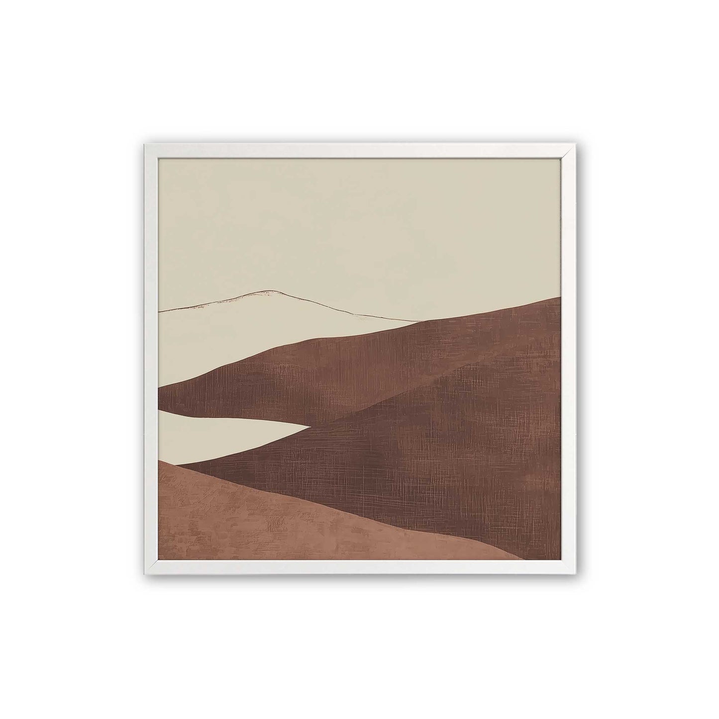[Color:Opaque White], Picture of art in a Opaque White frame
