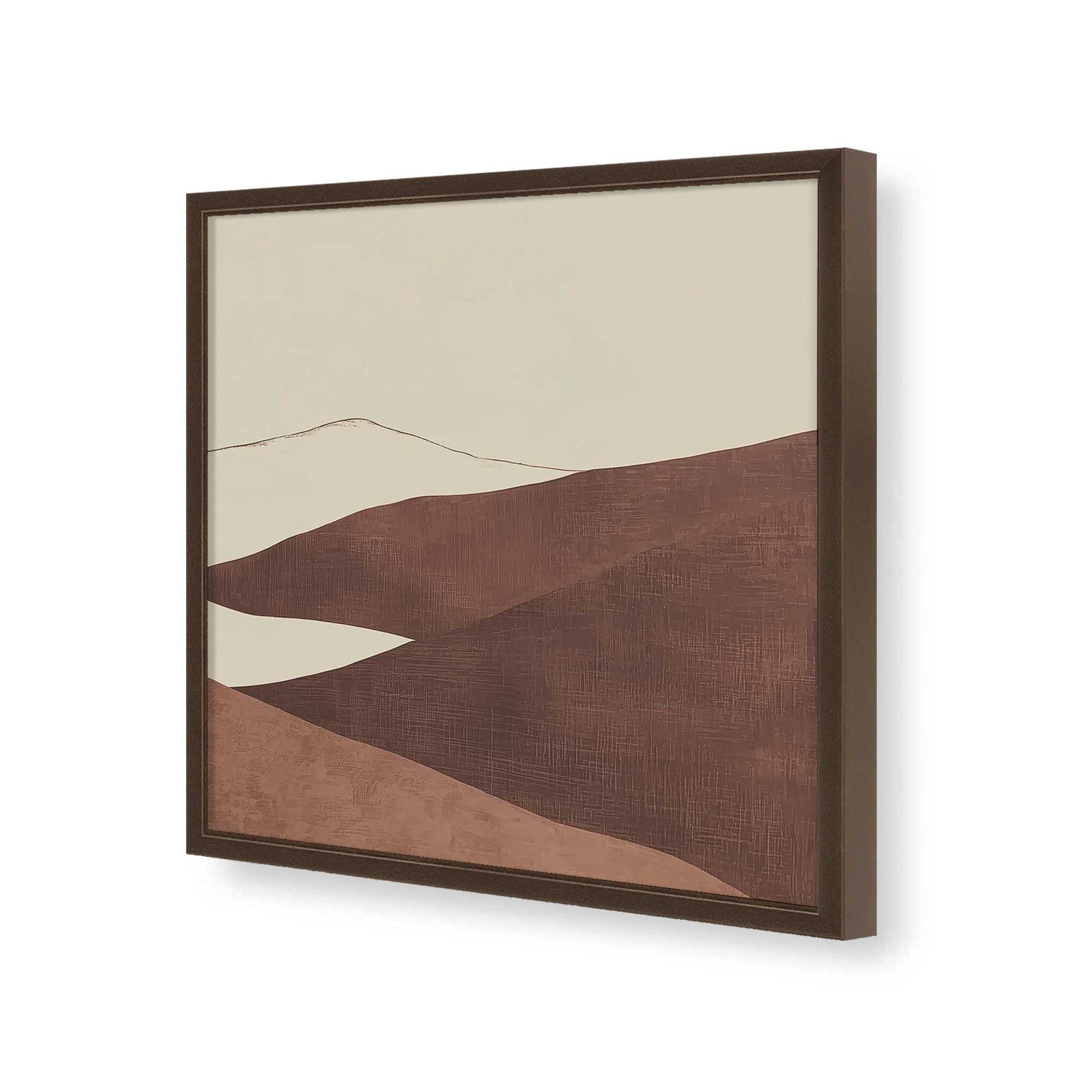 [Color:Espresso], Picture of art in a Espresso frame of the corner