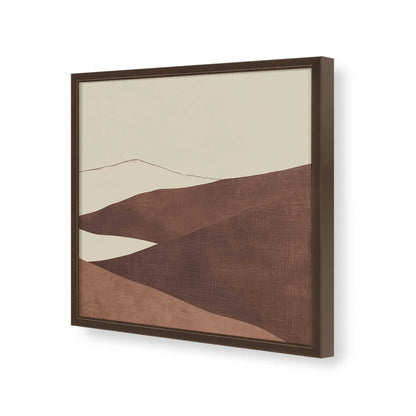 [Color:Espresso], Picture of art in a Espresso frame of the corner