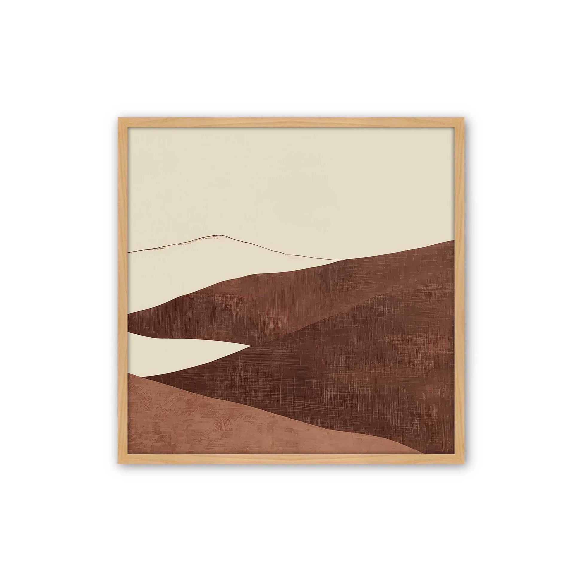 [Color:American Maple], Picture of art in a American Maple frame