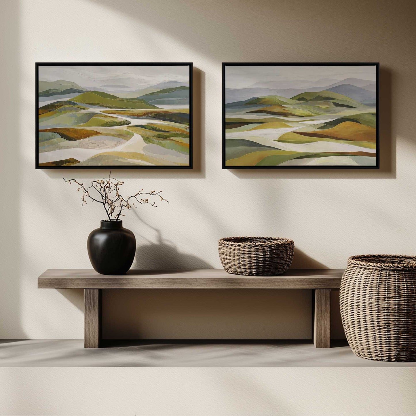 [Color:American Maple], Picture of art in a American Maple frame