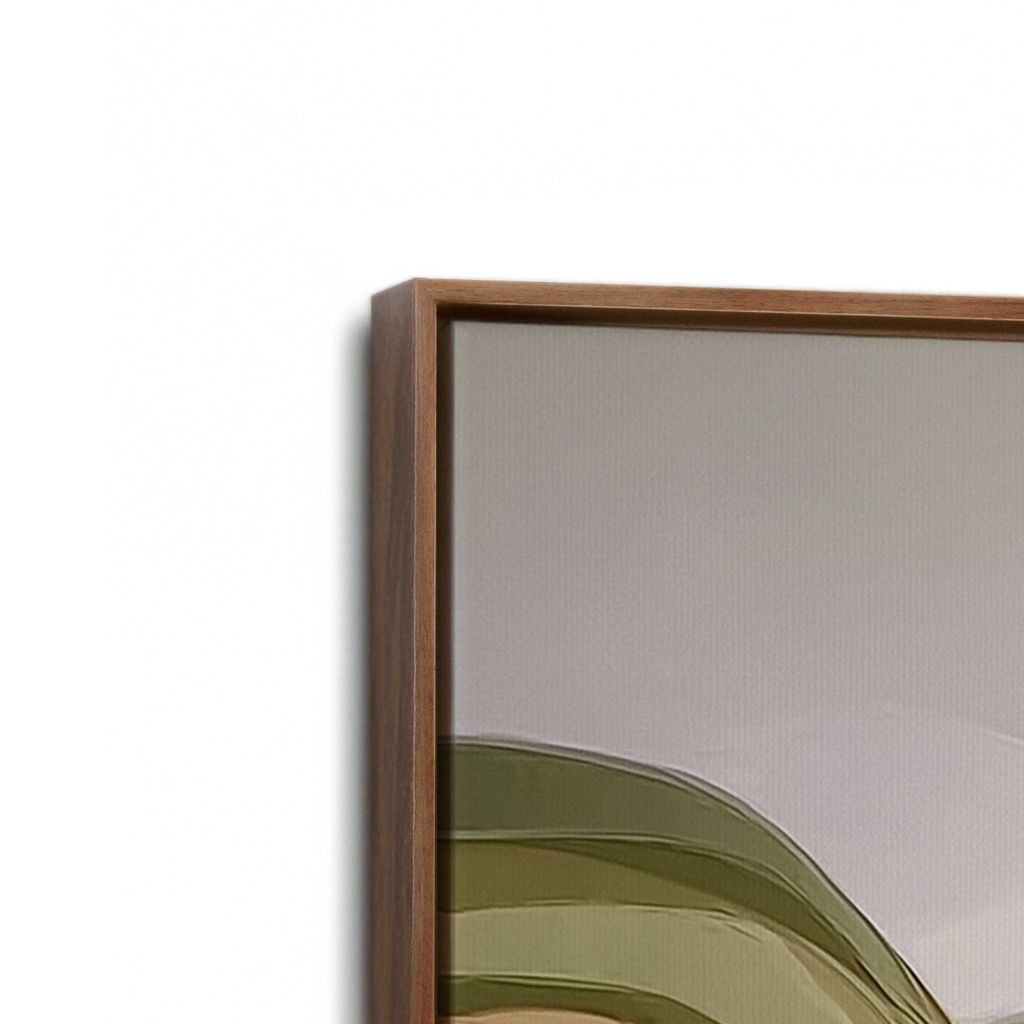 [Color:Walnut], Picture of the corner of the art