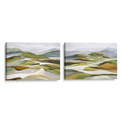[Color:Stretched Canvas], Picture of art at an angle