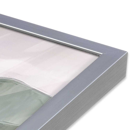 [Color:Polished Chrome], Picture of art in a Polished Chrome frame of the corner