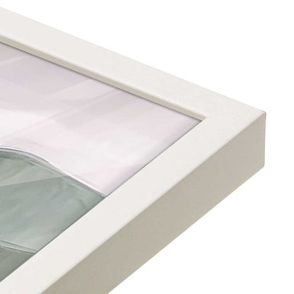 [Color:Opaque White], Picture of art in a Opaque White frame of the corner