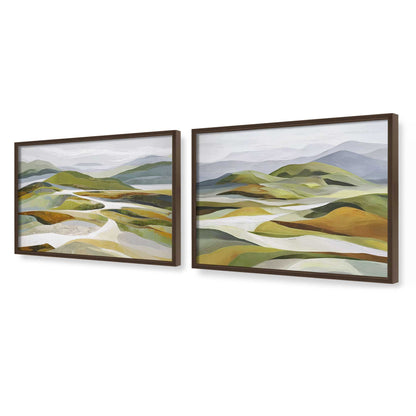 [Color:Belvinder Brown], Picture of art in a Belvinder Brown frame at an angle