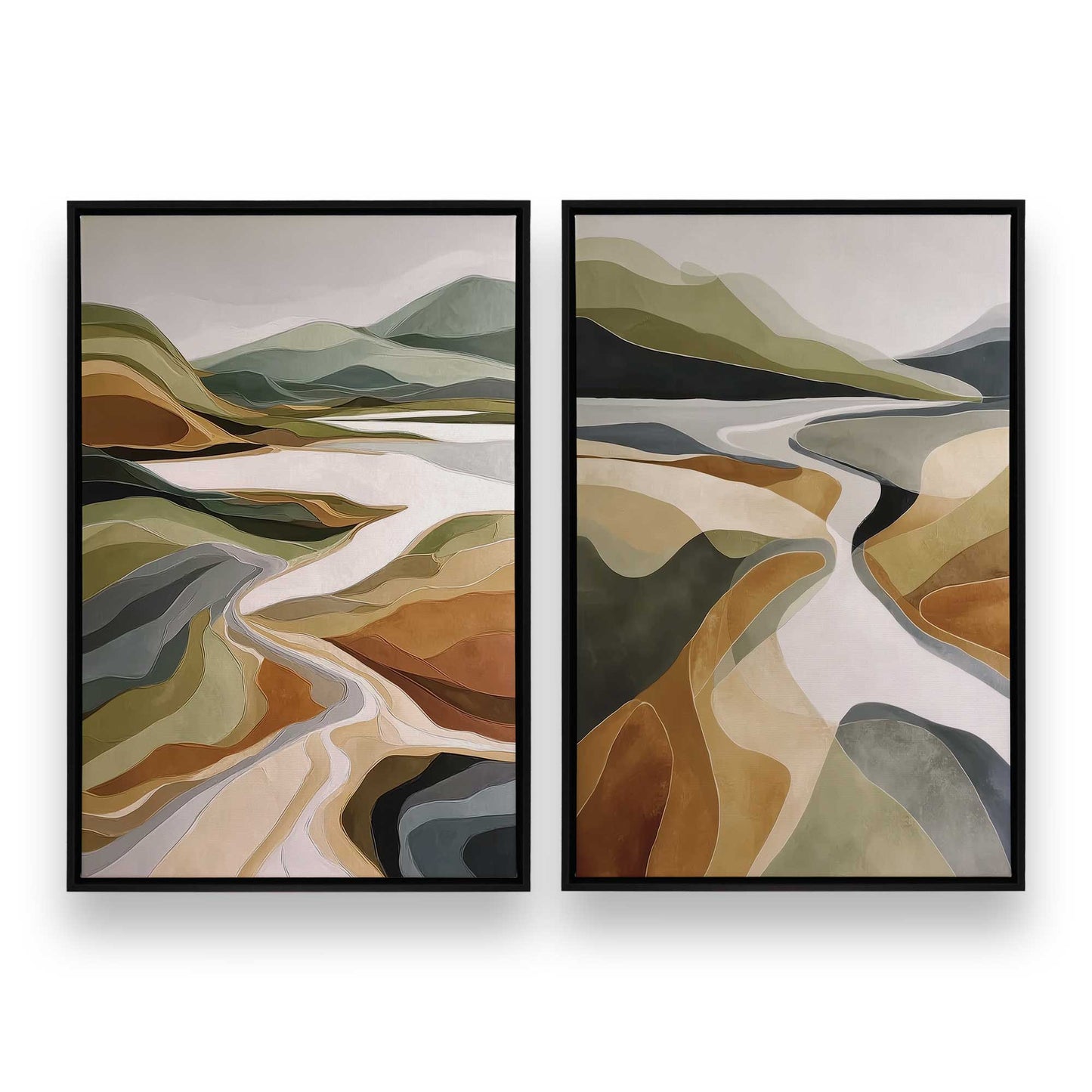 [Color:Satin Black], Picture of art in a Satin Black frame