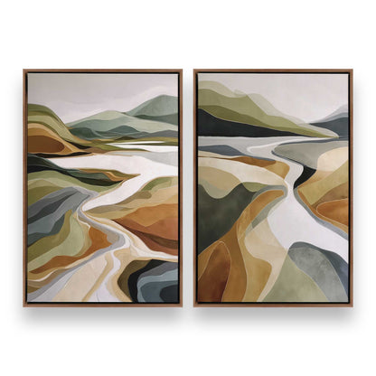 [Color:Walnut], Picture of art in a Walnut frame
