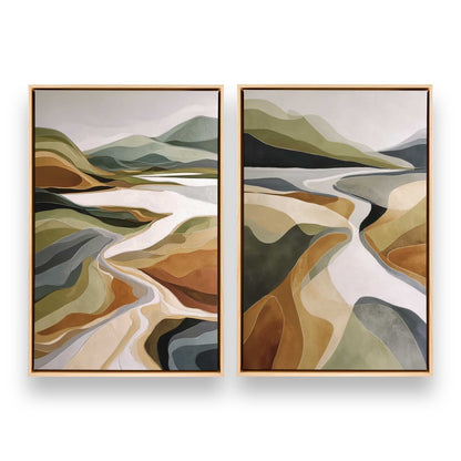 [Color:American Maple], Picture of art in a American Maple frame