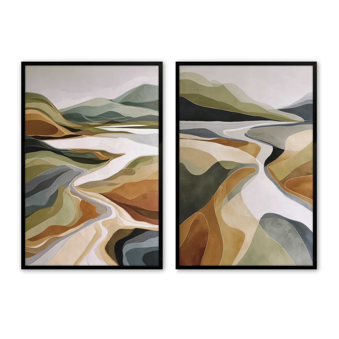 [Color:Satin Black], Picture of art in a Satin Black frame
