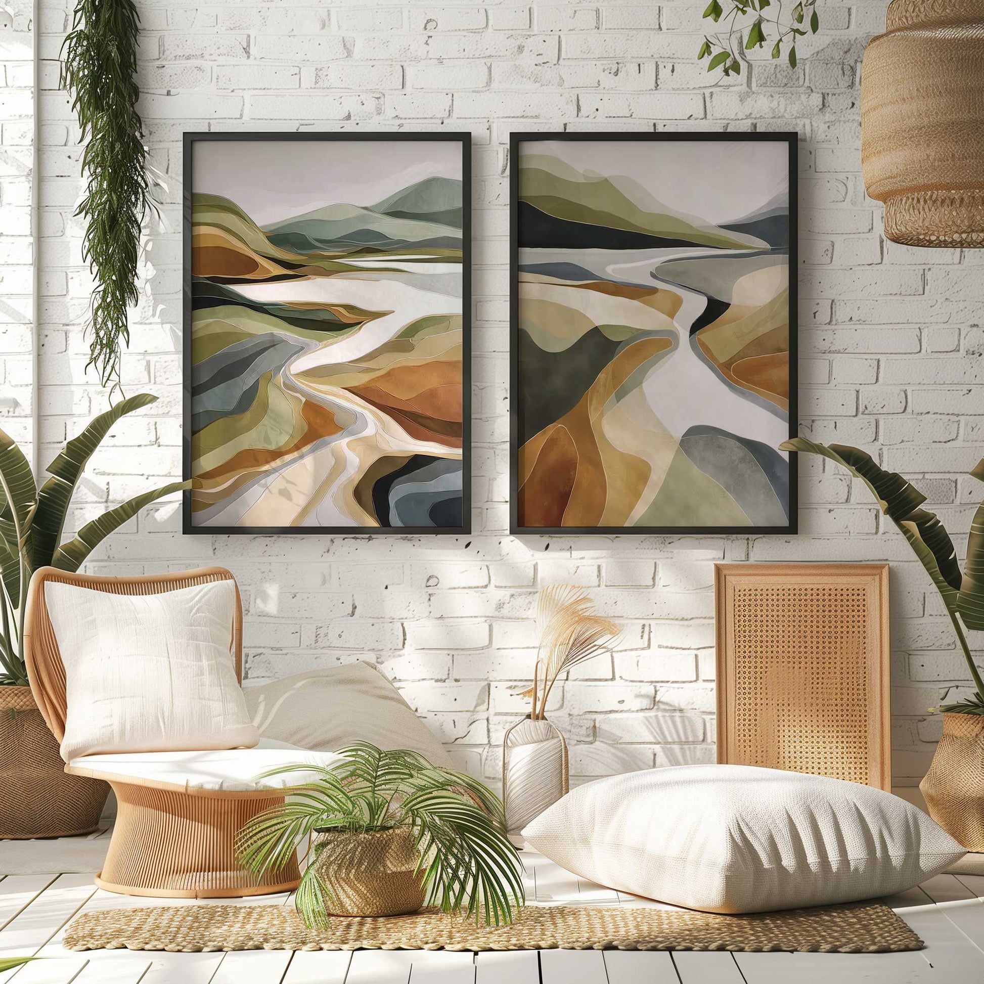 [Color:Walnut], Picture of art in a Walnut frame